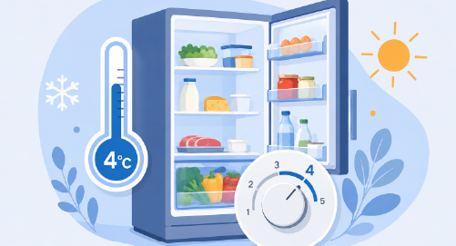 Scopri come regolare la temperatura del frigo in estate, quanti gradi impostare e come conservare gli alimenti riducendo i consumi.
