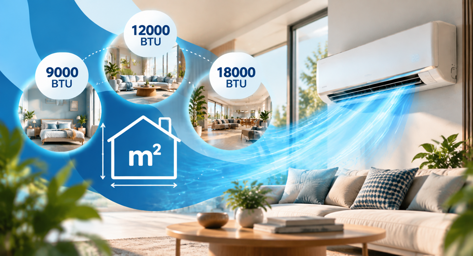 Scopri quanti BTU servono per scegliere il condizionatore giusto per ogni stanza. Consulta la tabella BTU per mq e trova il climatizzatore più adatto alle tue esigenze.