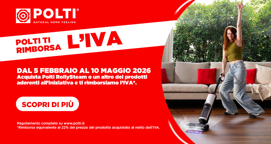 Polti ti rimborsa l'IVA