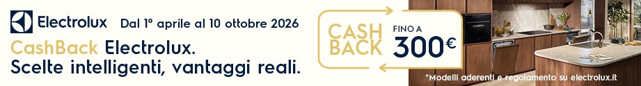 Scelte intelligenti, vantaggi reali: acquista un prodotto in promozione e ricevi fino a €300 di cashback
