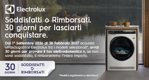 SODDISFATTI O RIMBORSATI. 30 GIORNI PER LASCIARTI CONQUISTARE.