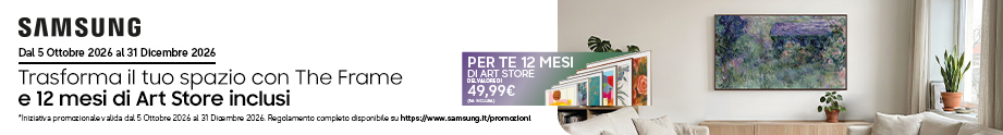 Trasforma il tuo spazio con The Frame e 12 mesi di Art Store inclusi