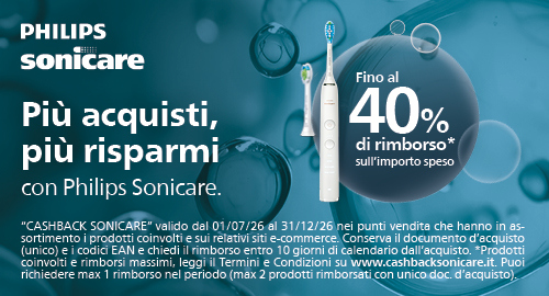 Cashback Sonicare: più acquisti, più risparmi