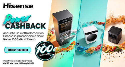 Innovazione che Accende: acquista un elettrodomestico in promozione e ricevi fino a €100 di rimborso