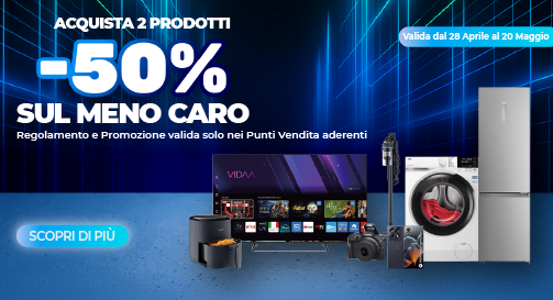 -50% sul meno caro