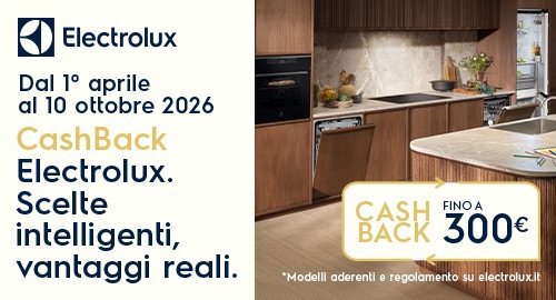 Scelte intelligenti, vantaggi reali: acquista un prodotto in promozione e ricevi fino a €300 di cashback