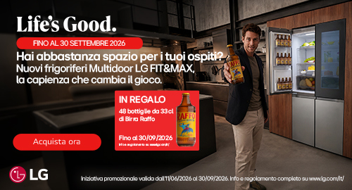 LG Multidoor FIT&MAX, vinci la birra