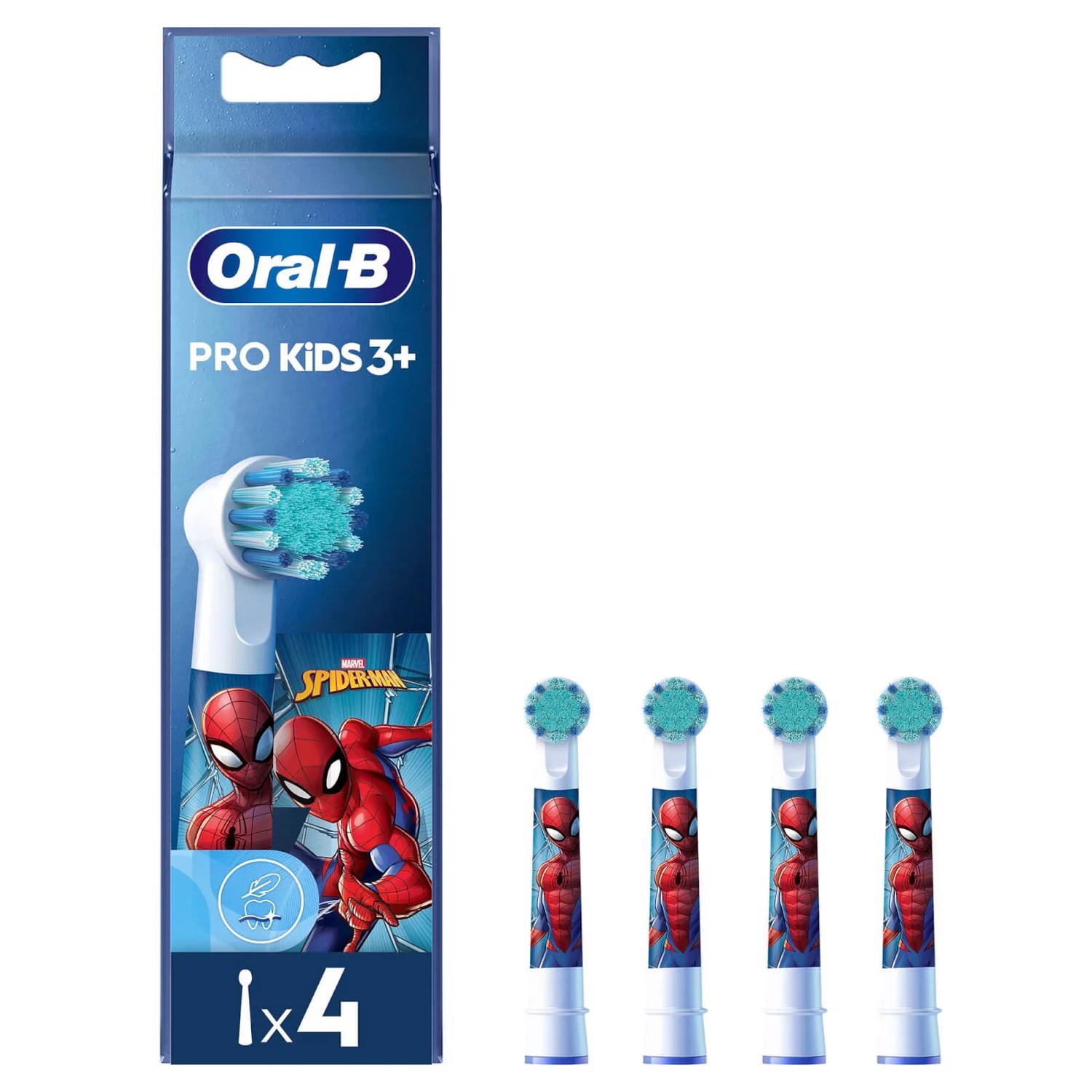 Oral-B Kids Pro Kids3+ 4 Pz Multicolore, Bianco-image