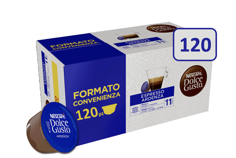 120 Capsule Nescafé Dolce Gusto Caffè Espresso Ardenza