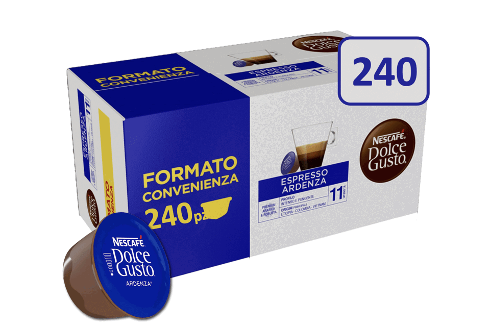 240 Capsule Nescafé Dolce Gusto Caffè Espresso Ardenza