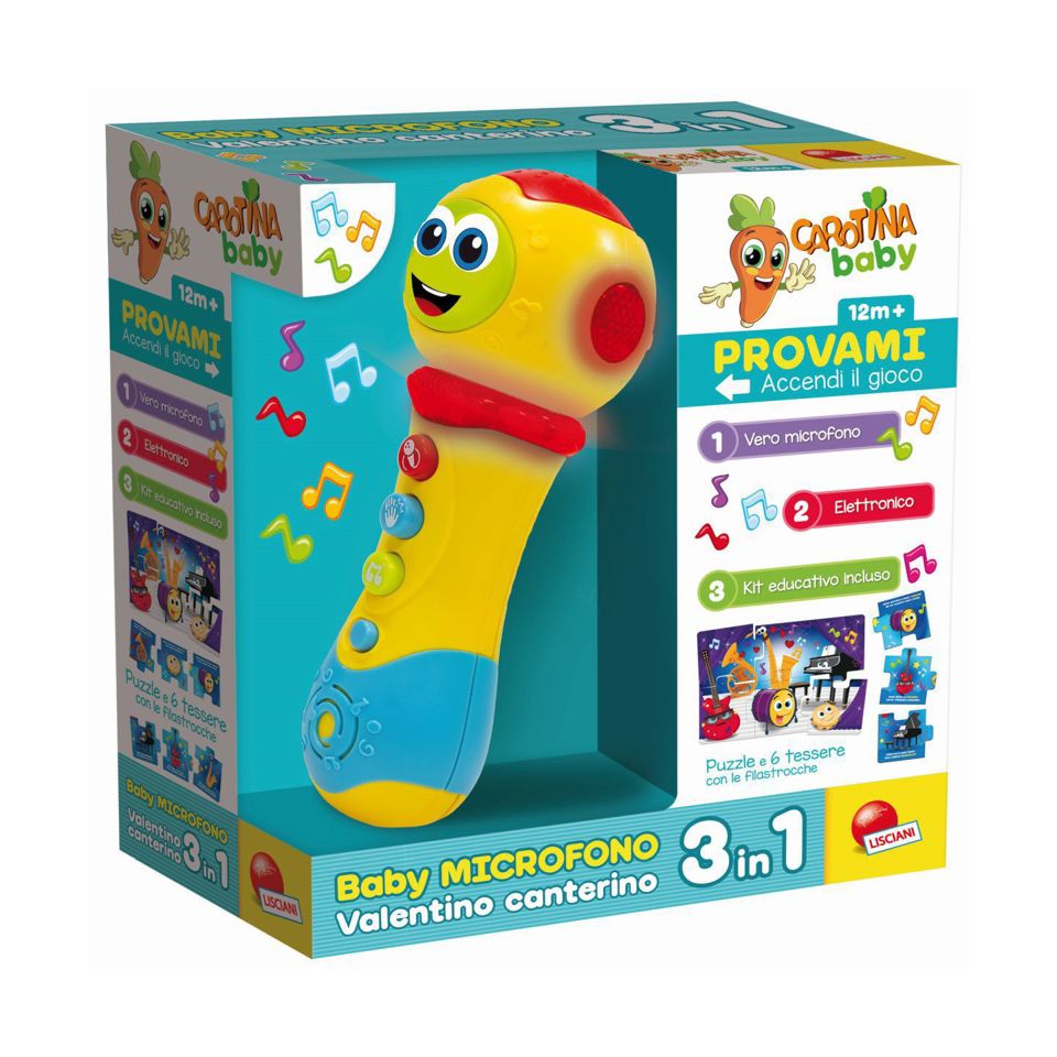 CAROTINA BABY MICROFONO 3 IN 1