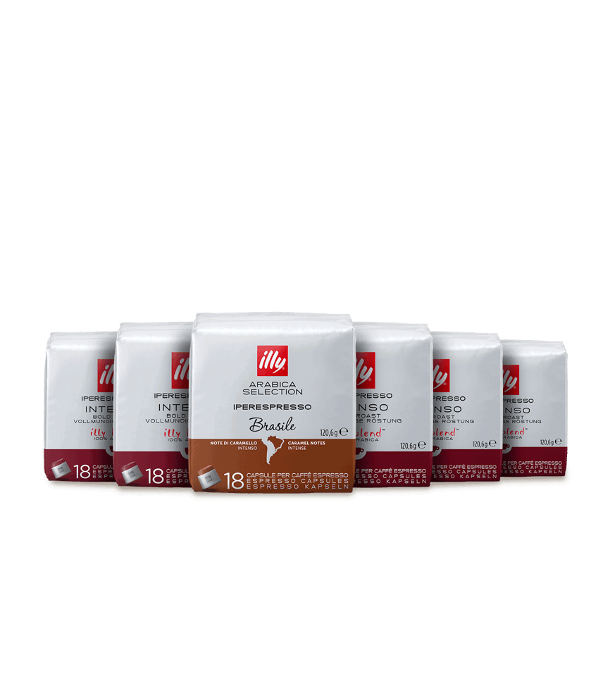 Capsule Iperespresso Intenso e Brasile (5+1)