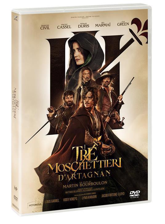 Dvd tre moschettieri D'Artagnan