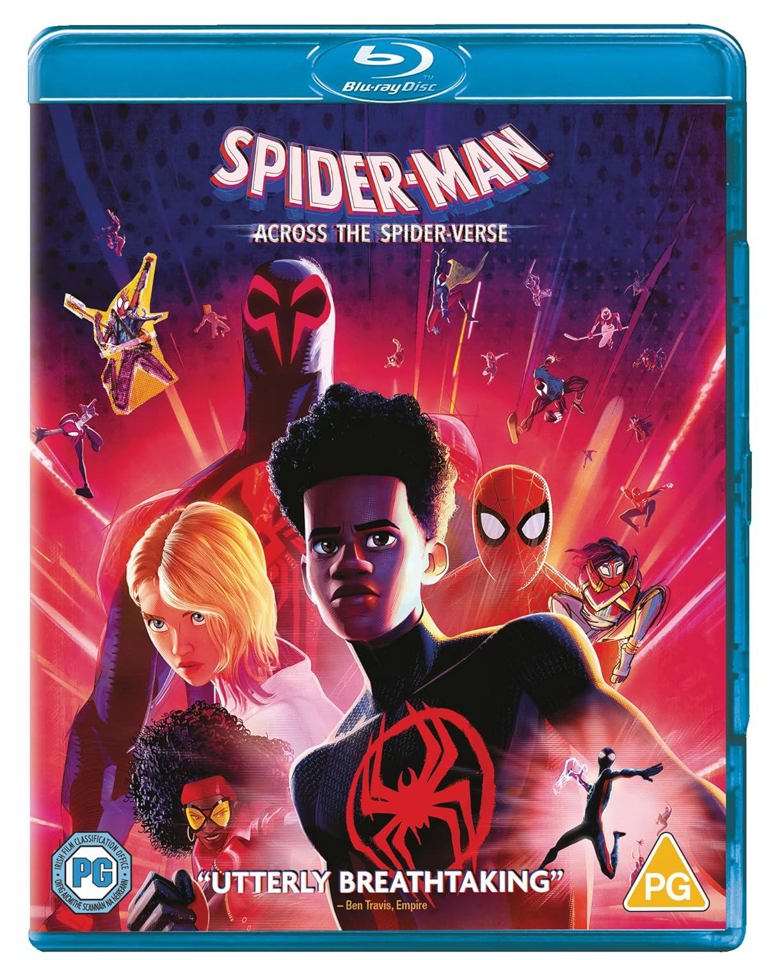 Dvd blu-ray spider-man: across the across the spider-verse