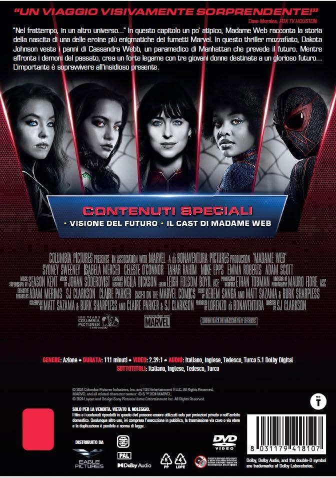 Dvd madame web