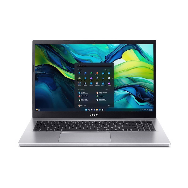 Acer Aspire Go 15 AG15-42P-R1D1 AMD Ryzen™ 5 7430U Computer portatile 39,6 cm (15.6") Full HD 16 GB DDR4-SDRAM 1 TB SSD Wi-Fi 6 (802.11ax) Windows 11 Home Argento QWERTY Italiano