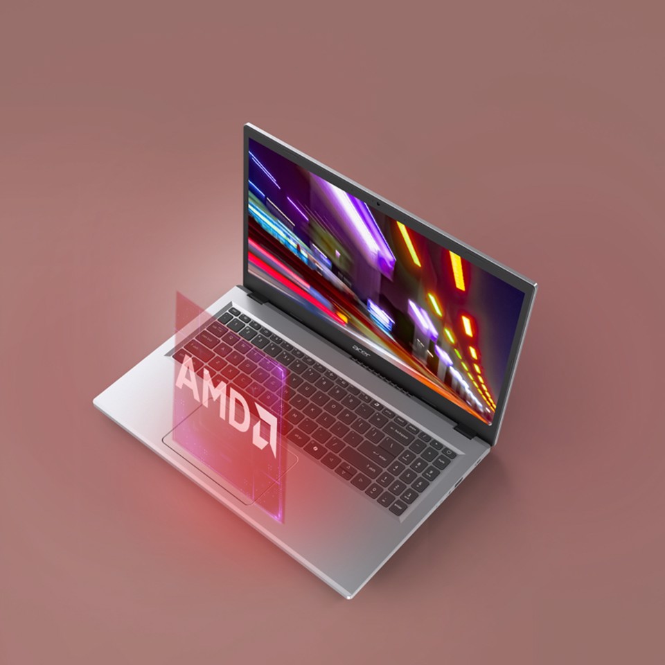 Acer Aspire Go 15 AG15-42P-R3GD AMD Ryzen™ 7 5825U Computer portatile 39,6 cm (15.6") Full HD 16 GB DDR4-SDRAM 512 GB SSD Wi-Fi 6 (802.11ax) Windows 11 Home Argento