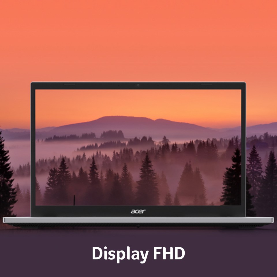 Acer Aspire Go 15 AG15-42P-R3GD AMD Ryzen™ 7 5825U Computer portatile 39,6 cm (15.6") Full HD 16 GB DDR4-SDRAM 512 GB SSD Wi-Fi 6 (802.11ax) Windows 11 Home Argento