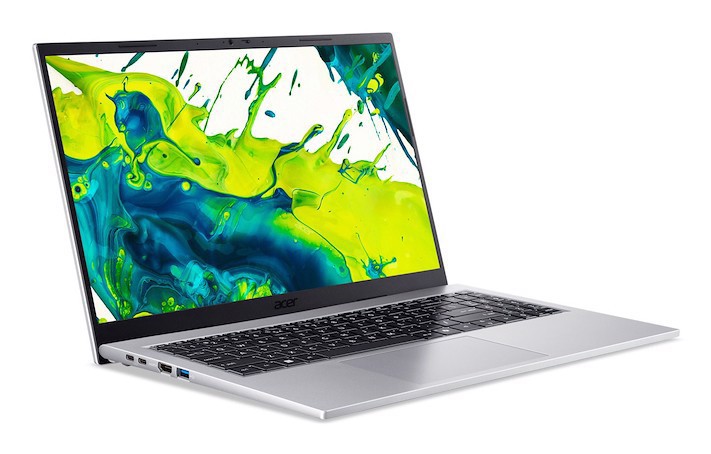 Acer Aspire Go 15 AG15-72P-5628 Intel Core 5 120U Computer portatile 39,6 cm (15.6") Full HD 32 GB DDR4-SDRAM 512 GB SSD Wi-Fi 6 (802.11ax) Windows 11 Home Italiano Argento