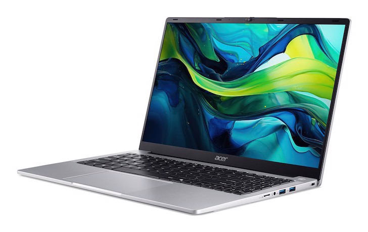 Acer Aspire Lite Intel® Celeron® N4500 Computer portatile 39,6 cm (15.6") Full HD 4 GB LPDDR4x-SDRAM 128 GB eMMC Wi-Fi 5 (802.11ac) Windows 11 Home in S mode Argento QWERTY Italiano
