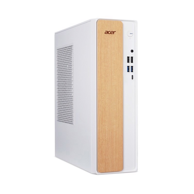 Acer Aspire XC102-RPL Intel® Core™ i5 i5-13420H 16 GB DDR4-SDRAM 512 GB SSD Windows 11 Home PC Bianco, Legno
