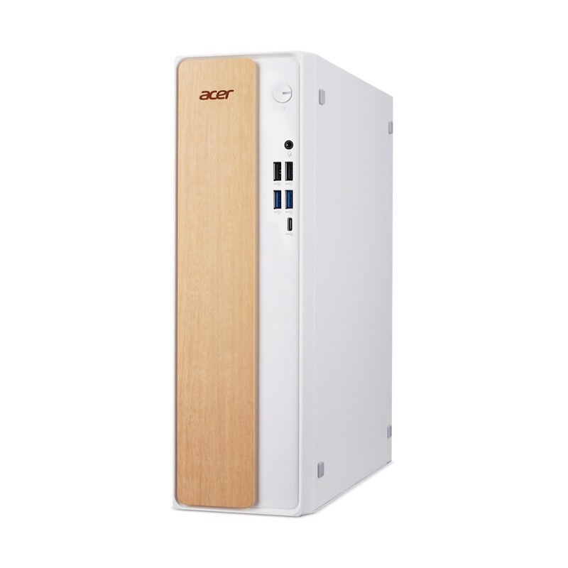 Acer Aspire XC102-RPL Intel® Core™ i5 i5-13420H 16 GB DDR4-SDRAM 512 GB SSD Windows 11 Home PC Bianco, Legno