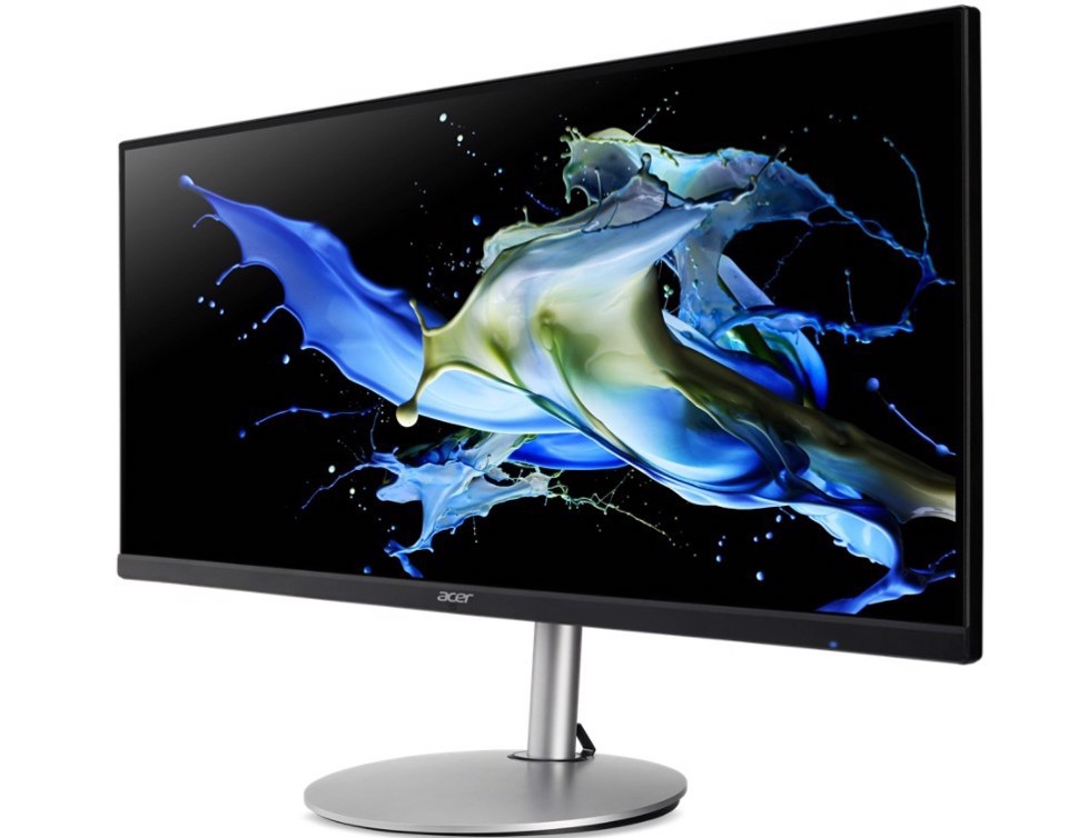 Acer CB342CU Monitor PC 86,4 cm (34") 3440 x 1440 Pixel UltraWide Quad HD LCD Nero, Argento