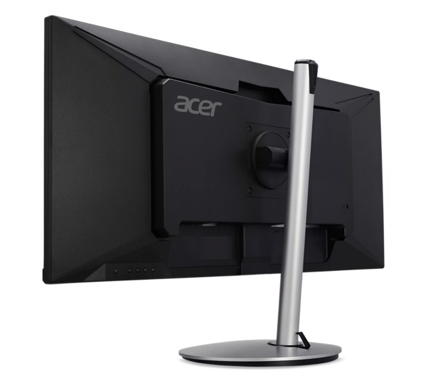 Acer CB342CU Monitor PC 86,4 cm (34") 3440 x 1440 Pixel UltraWide Quad HD LCD Nero, Argento