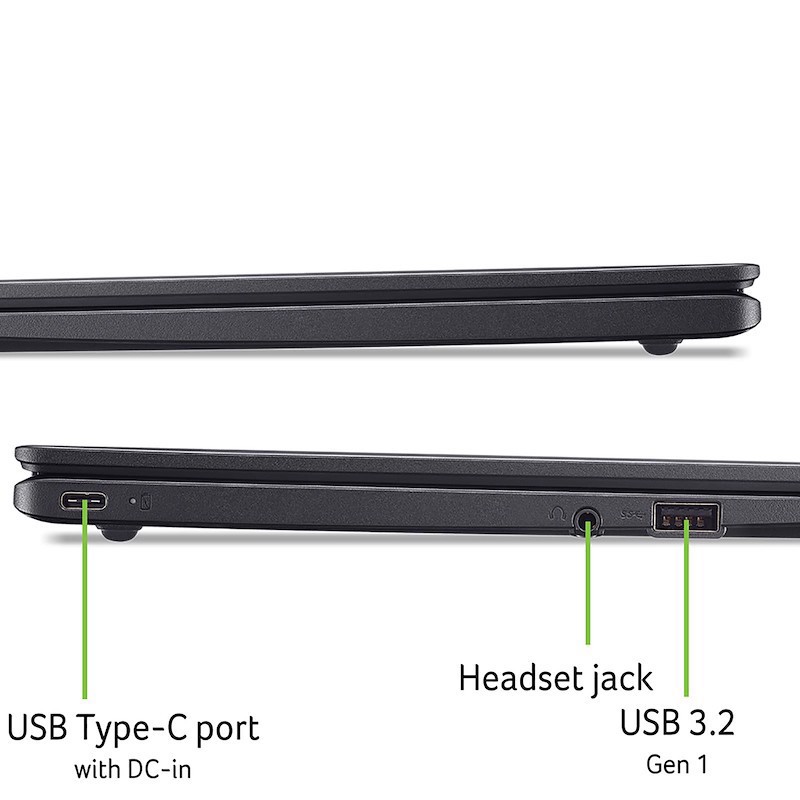 Acer Chromebook CBOA314-1H-C5GY + Mouse Intel® Celeron® N N4500 35,6 cm (14") Full HD 4 GB LPDDR4x-SDRAM 64 GB eMMC Wi-Fi 5 (802.11ac) ChromeOS Italiano Nero