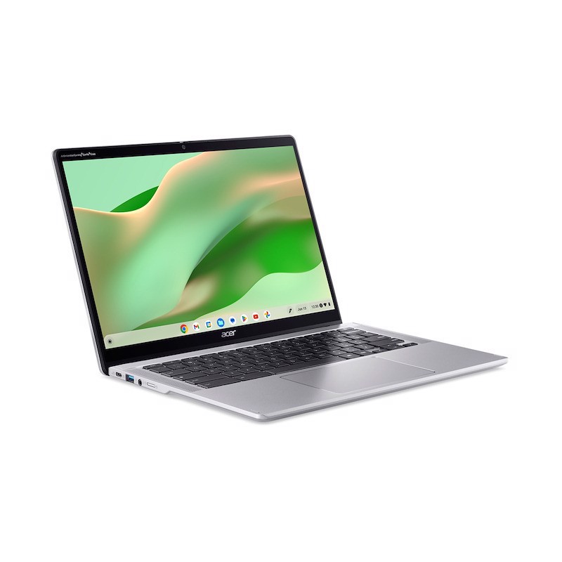 Acer Chromebook Spin 314 CP314-2HN-C41C Intel® N N100 35,6 cm (14") Touch screen WUXGA 8 GB LPDDR5-SDRAM 128 GB eMMC Wi-Fi 6E (802.11ax) ChromeOS Argento QWERTY Italiano