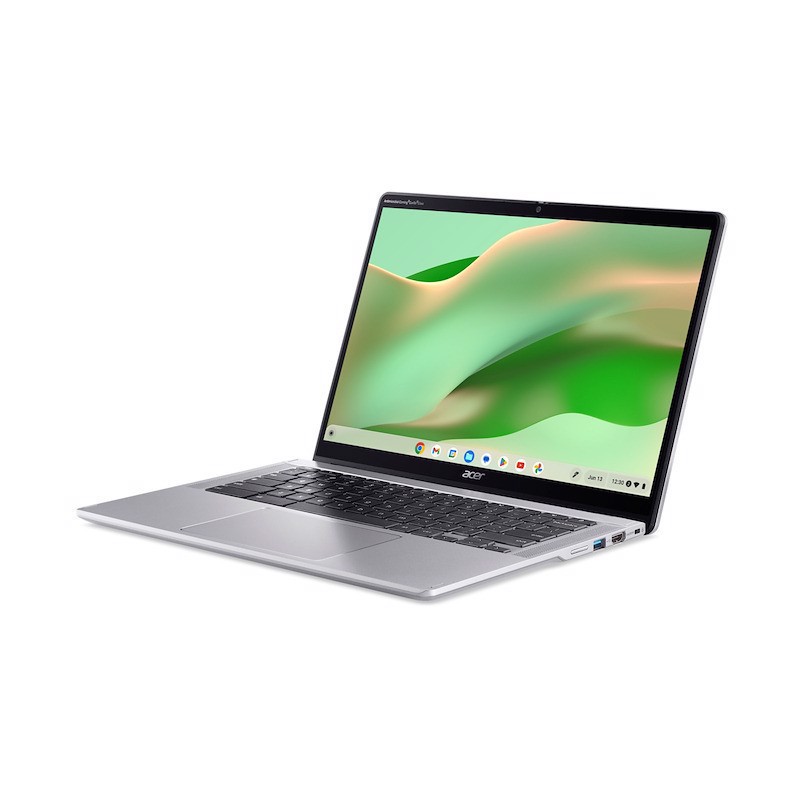 Acer Chromebook Spin 314 CP314-2HN-C41C Intel® N N100 35,6 cm (14") Touch screen WUXGA 8 GB LPDDR5-SDRAM 128 GB eMMC Wi-Fi 6E (802.11ax) ChromeOS Argento QWERTY Italiano