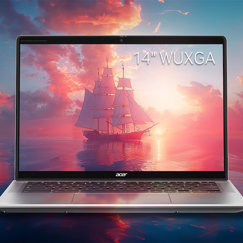 Acer Chromebook Spin 314 CP314-2HN-C41C Intel® N N100 35,6 cm (14") Touch screen WUXGA 8 GB LPDDR5-SDRAM 128 GB eMMC Wi-Fi 6E (802.11ax) ChromeOS Argento QWERTY Italiano