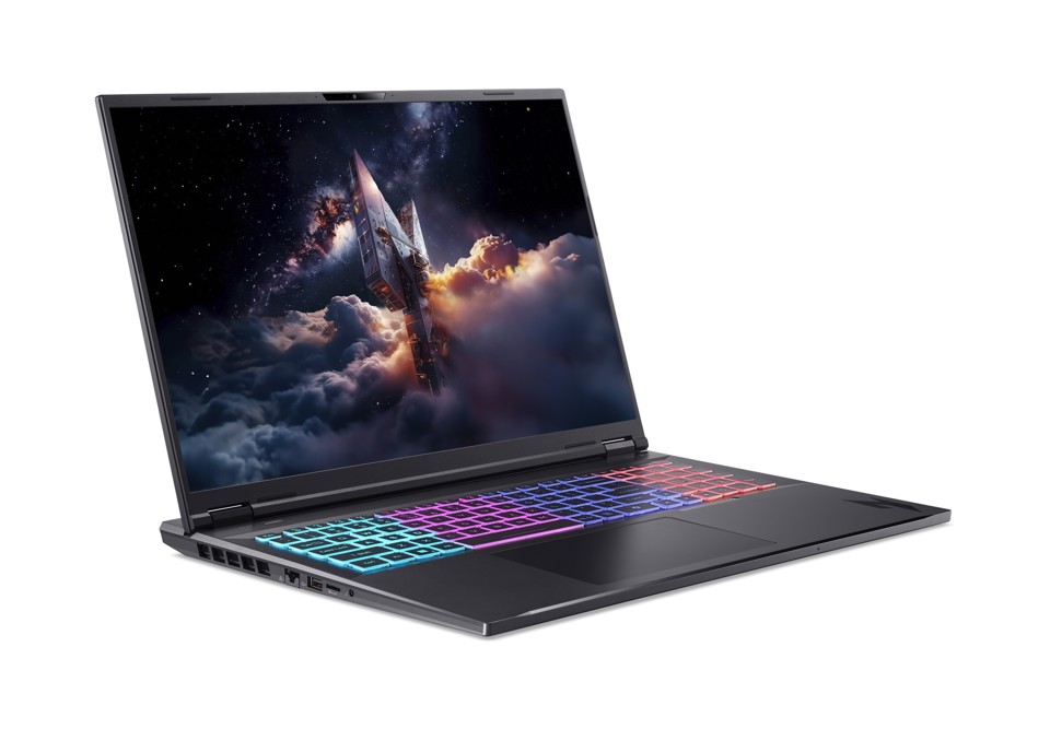 Acer Nitro 18 AI AN18-61-R86B AMD Ryzen AI 9 365 Computer portatile 45,7 cm (18") WQXGA 32 GB DDR5-SDRAM 2 TB SSD NVIDIA GeForce RTX 5070 Ti Wi-Fi 6E (802.11ax) Windows 11 Home Nero