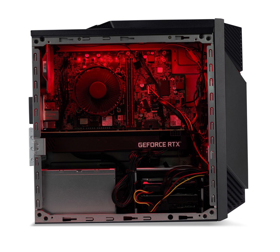 Acer NITRO 50 N50-656 Intel® Core™ i7 i7-14700F 16 GB DDR5-SDRAM 1 TB SSD NVIDIA GeForce RTX 5060 Windows 11 Home Desktop PC Nero