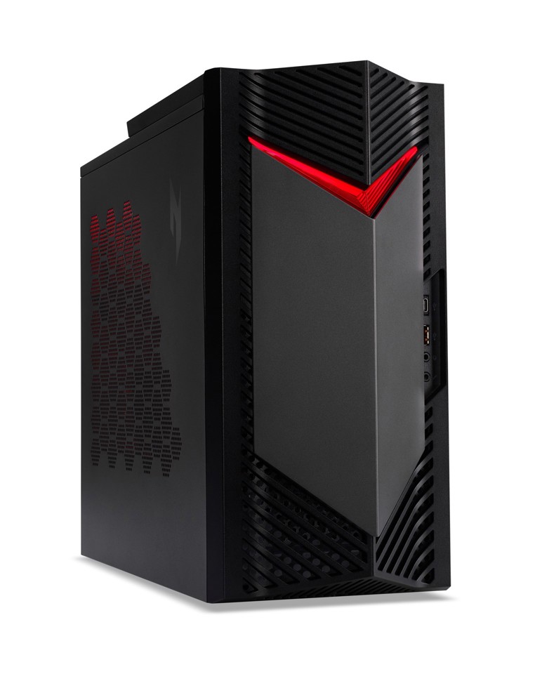 Acer NITRO 50 N50-656 Intel® Core™ i7 i7-14700F 32 GB DDR5-SDRAM 1 TB SSD NVIDIA GeForce RTX 5060 Windows 11 Home Desktop PC Nero