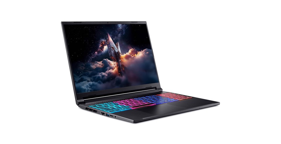 Acer Nitro ANV16S-41-R0FB AMD Ryzen AI 7 260 Computer portatile 40,6 cm (16") WQXGA 32 GB DDR5-SDRAM 1 TB SSD NVIDIA GeForce RTX 5060 Wi-Fi 6E (802.11ax) Windows 11 Home Nero QWERTY Italiano