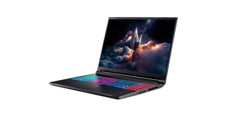 Acer Nitro ANV16S-41-R0FB AMD Ryzen AI 7 260 Computer portatile 40,6 cm (16") WQXGA 32 GB DDR5-SDRAM 1 TB SSD NVIDIA GeForce RTX 5060 Wi-Fi 6E (802.11ax) Windows 11 Home Nero QWERTY Italiano