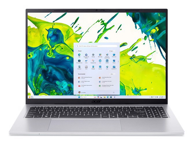Acer NX.JS9ET.005 laptop Intel® Core™ i9 i9-13900H Computer portatile 40,6 cm (16") WUXGA 16 GB DDR5-SDRAM 1 TB SSD Wi-Fi 6 (802.11ax) Windows 11 Home Argento QWERTY Italiano