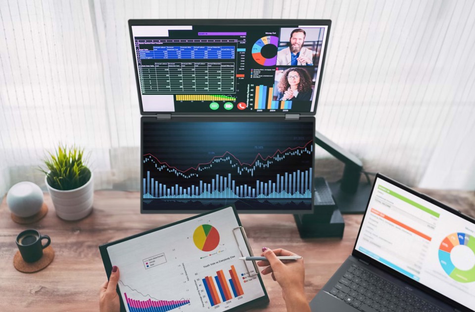 Acer PD163Qbmiuux Monitor PC 39,6 cm (15.6") 1920 x 1080 Pixel Double Full HD LED Grigio