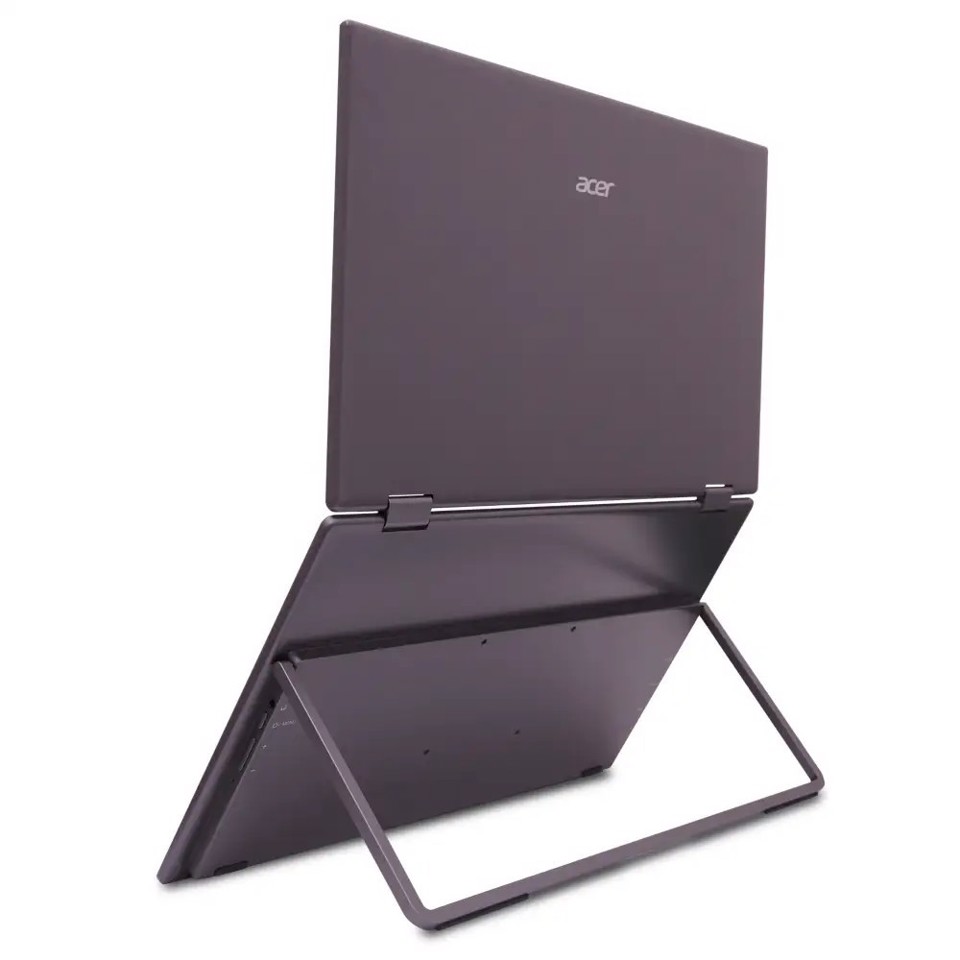 Acer PD163Qbmiuux Monitor PC 39,6 cm (15.6") 1920 x 1080 Pixel Double Full HD LED Grigio
