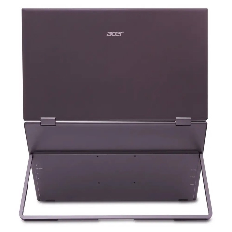 Acer PD163Qbmiuux Monitor PC 39,6 cm (15.6") 1920 x 1080 Pixel Double Full HD LED Grigio