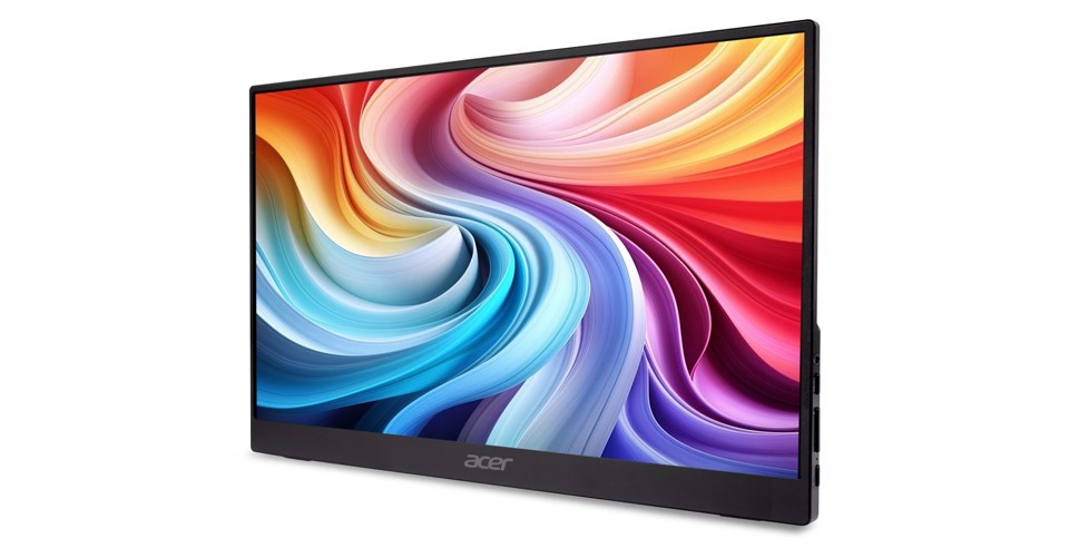 Acer PM161QB1bmiuux Monitor portatile Nero 39,6 cm (15.6") 1920 x 1080 Pixel