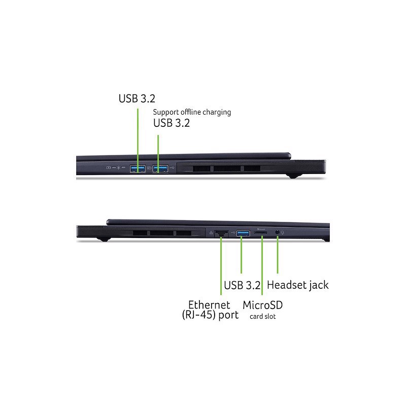 Acer Predator Helios Neo 16S AI PHN16S-71-96M5 Intel Core Ultra 9 275HX Computer portatile 40,6 cm (16") WQXGA 32 GB DDR5-SDRAM 2 TB SSD NVIDIA GeForce RTX 5070 Ti Wi-Fi 6 (802.11ax) Windows 11 Home Italiano Nero