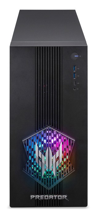 Acer Predator PO3-665_H810 Intel Core Ultra 7 265F 16 GB DDR5-SDRAM 1 TB SSD NVIDIA GeForce RTX 5060 Windows 11 Home Desktop Gaming Nero