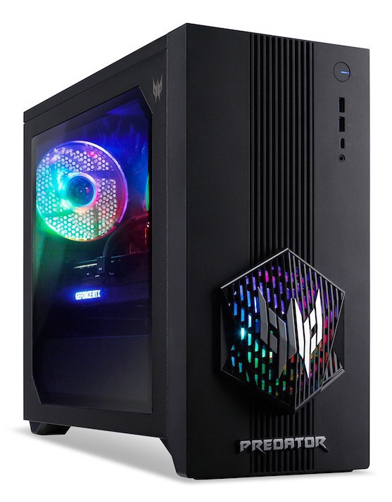 Acer Predator PO3-665_H810 Intel Core Ultra 7 265F 32 GB DDR5-SDRAM 1 TB SSD NVIDIA GeForce RTX 5060 Windows 11 Home Desktop Gaming Nero