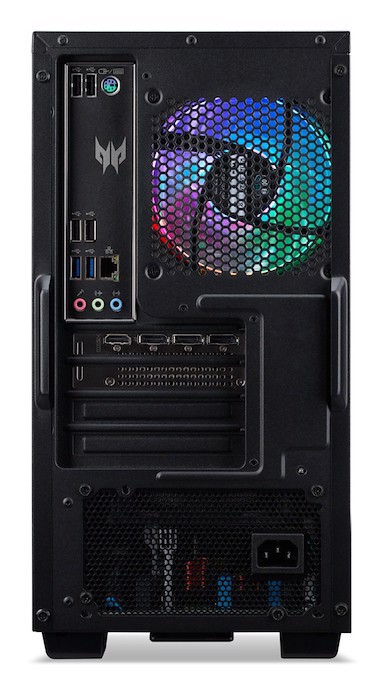 Acer Predator PO3-665_H810 Intel Core Ultra 7 265F 32 GB DDR5-SDRAM 1 TB SSD NVIDIA GeForce RTX 5060 Windows 11 Home Desktop Gaming Nero