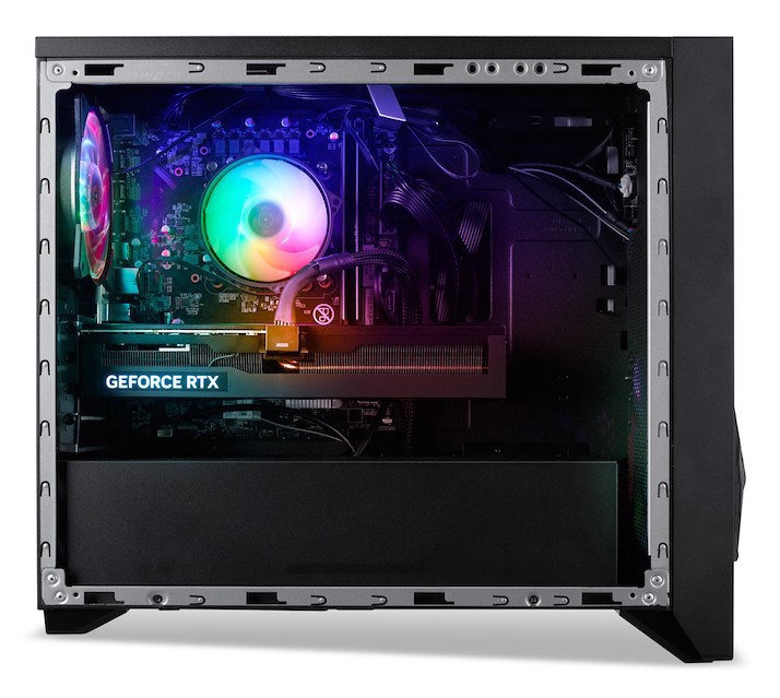 Acer Predator PO3-665_H810 Intel Core Ultra 7 265F 32 GB DDR5-SDRAM 2 TB SSD NVIDIA GeForce RTX 5070 Windows 11 Home Desktop Gaming Nero