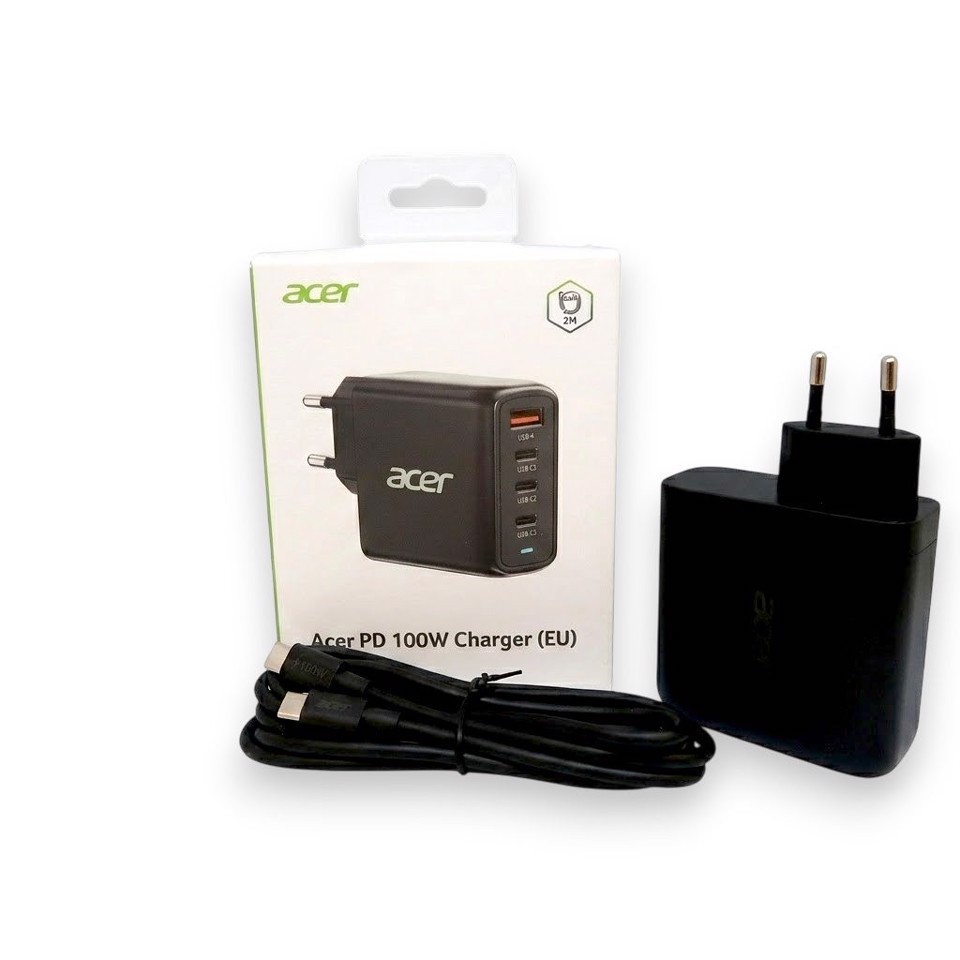 Acer ZL.ADTCC.00L Caricabatterie per dispositivi mobili Universale Nero AC Ricarica rapida Interno