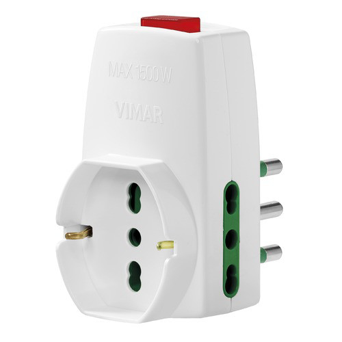 Adattatore S17+2P17/11+univ+interbianco