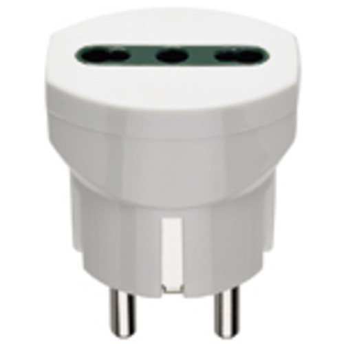 Adattatore ted/franc +P17/11 bianco